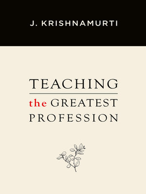 cover image of Teaching the Greatest Profession